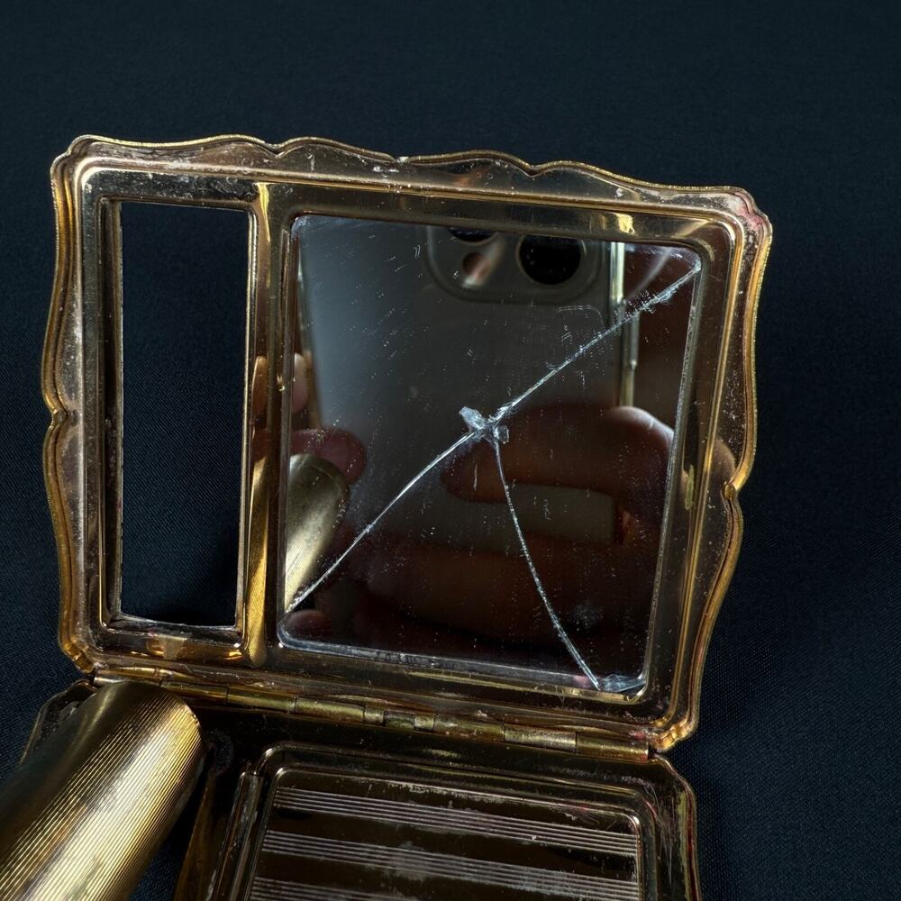 Rare Stratton Powder Compacts Stratton "Lipstick Royale" 1950s vintage box - Picture 2 of 11
